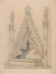 Ett monument i Raveningham Church, Norfolk